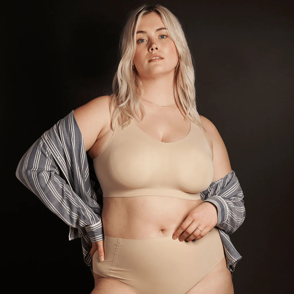 Evelyn and Bobbie Defy Bra