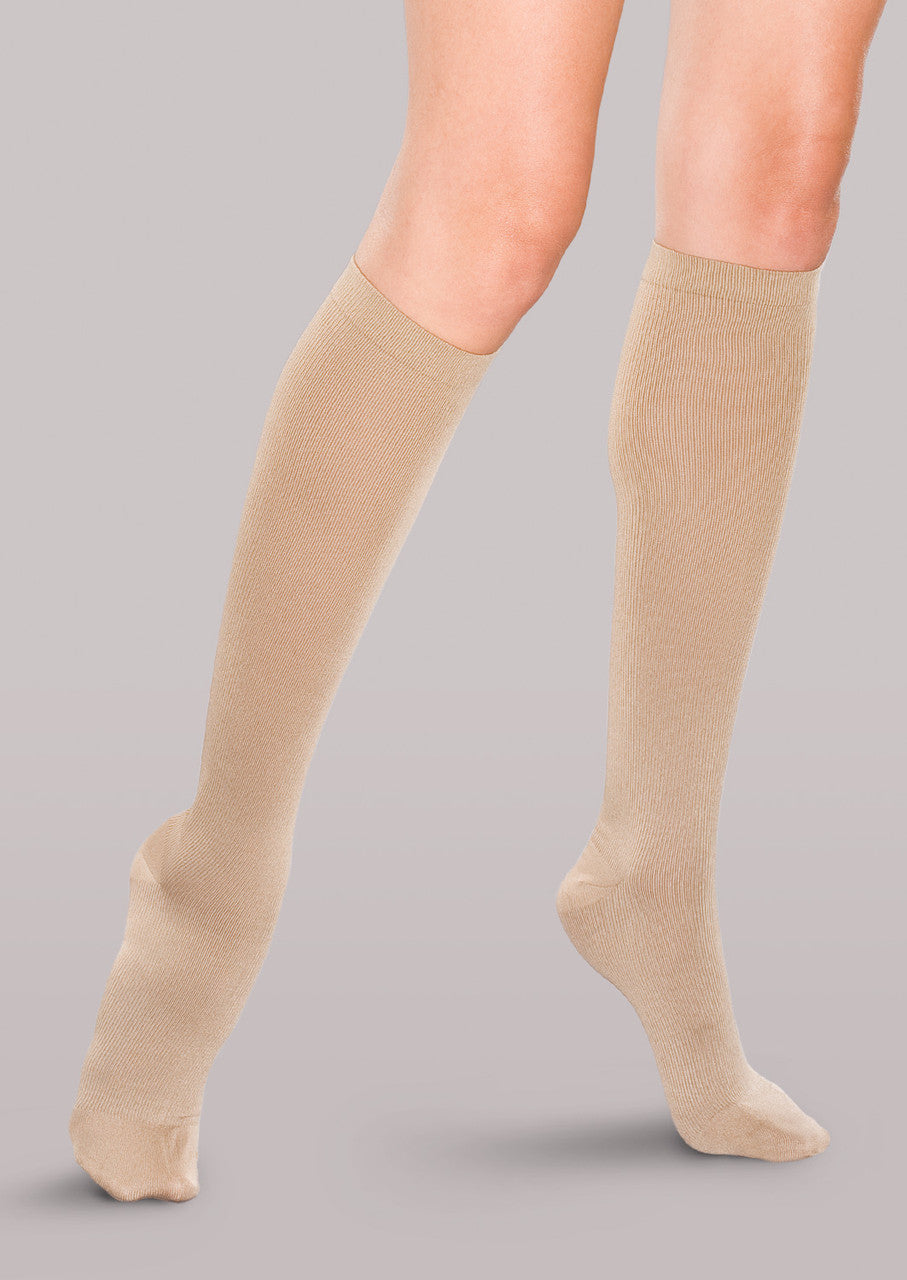 TheraFirm Women's Mild Support Ribbed Trouser Socks