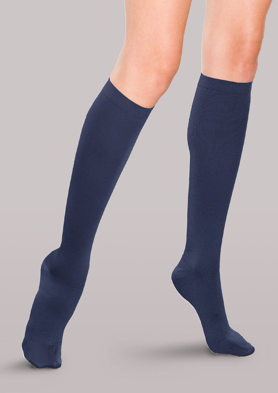TheraFirm Women's Mild Support Ribbed Trouser Socks
