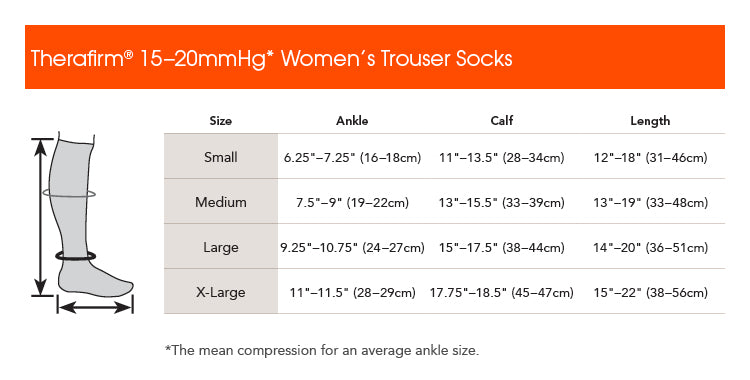 TheraFirm Women's Mild Support Ribbed Trouser Socks